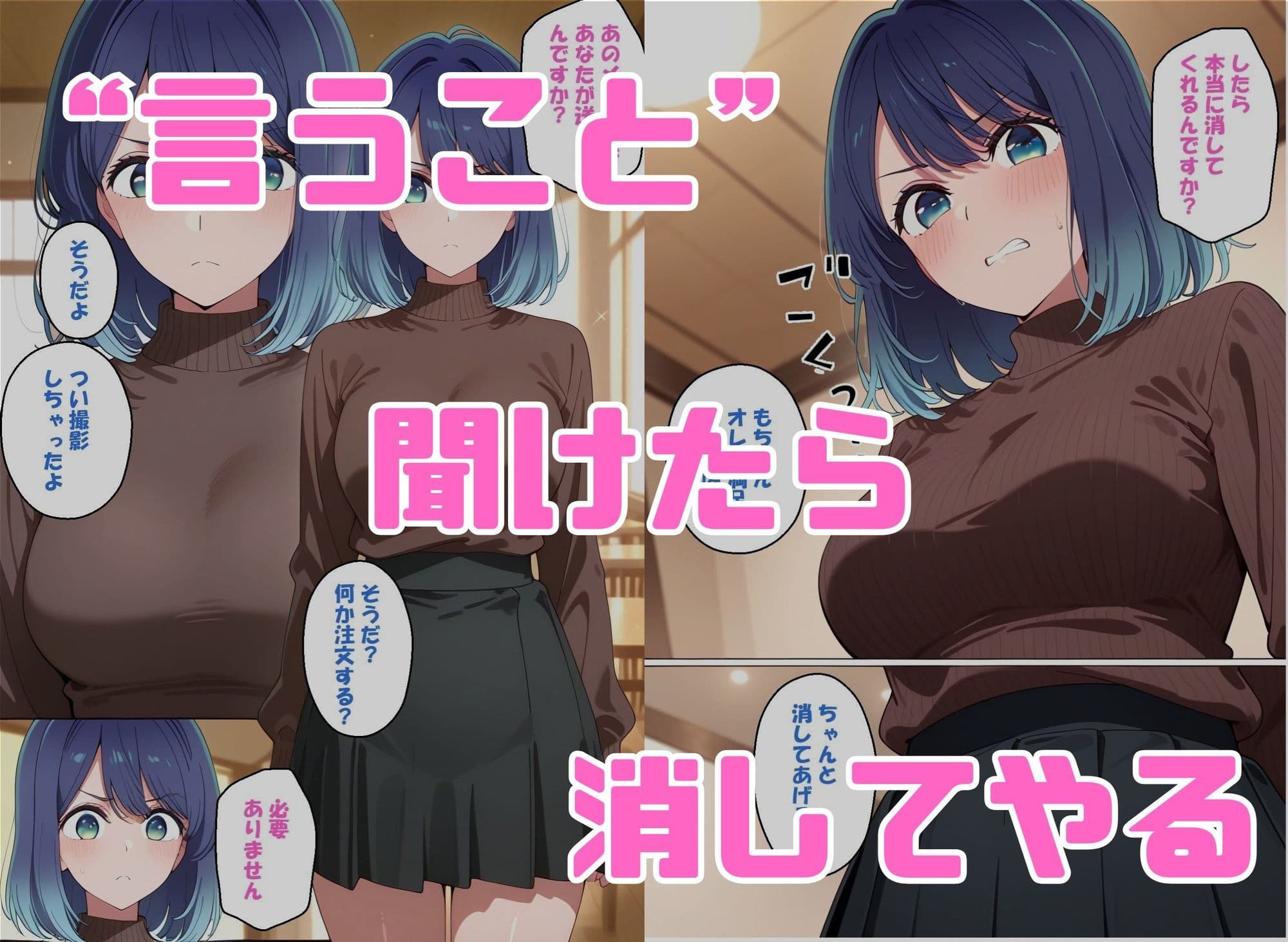 寝取られ女子 弱みをネタに支配された 黒〇あかね サンプル 3