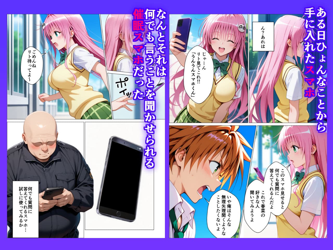 催〇スマホ起動中 あのヒロインはぼくのもの サンプル 2