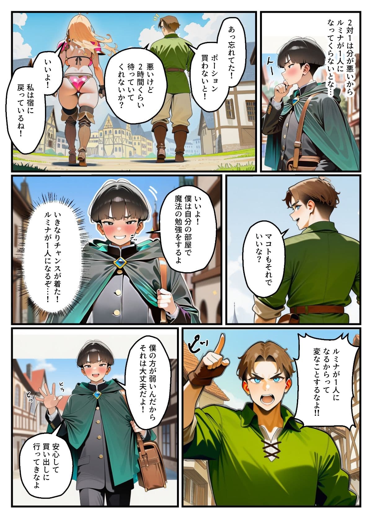 パーティメンバーのビキニアーマー生意気ギャルを魔法の力で寝取ります!【お試し版】 サンプル 4