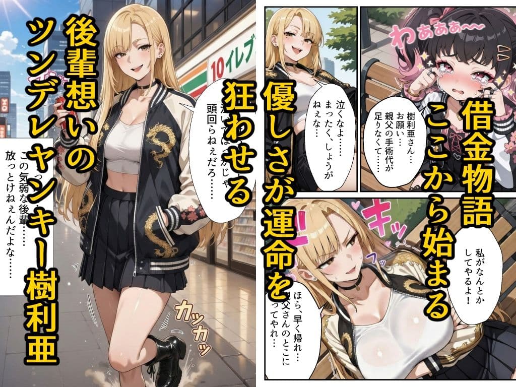 借金ツンデレヤンキーの快楽返済 〜コテコテ闇金ヤクザとの甘い夜〜 サンプル 2