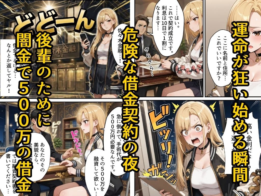 借金ツンデレヤンキーの快楽返済 〜コテコテ闇金ヤクザとの甘い夜〜 サンプル 3