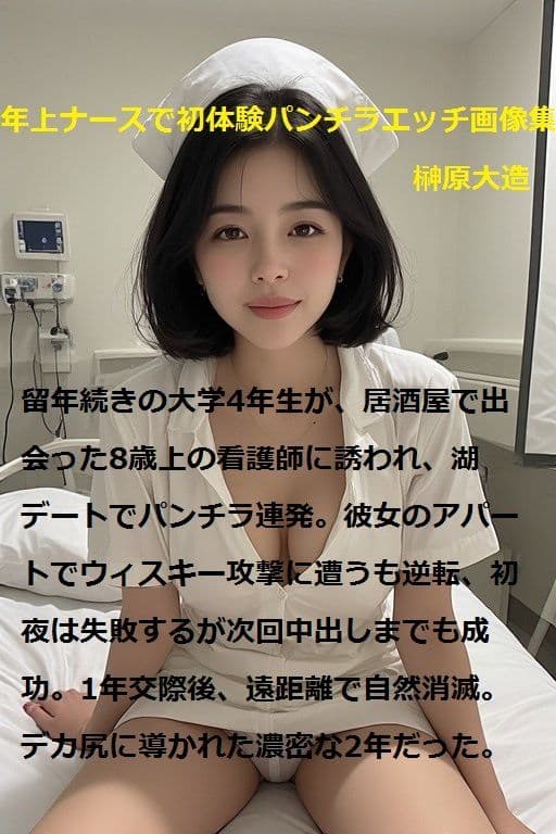 年上ナースで初体験パンチラエッチ画像集 サンプル 9