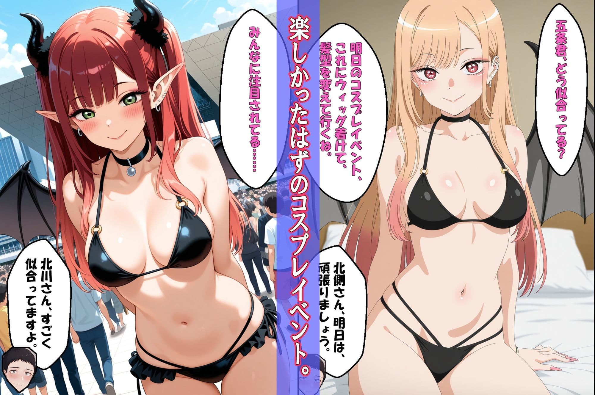 『コスプレイヤー監〇調教（喜〇川まりん）』＆『完全捕縛、魔防隊長（山〇恋 ）』2冊セット サンプル 1