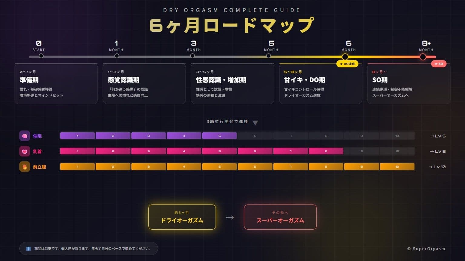 ドライオーガズム6ヶ月完全開発ガイド 催●・乳首・前立腺の3軸メソッド サンプル 4