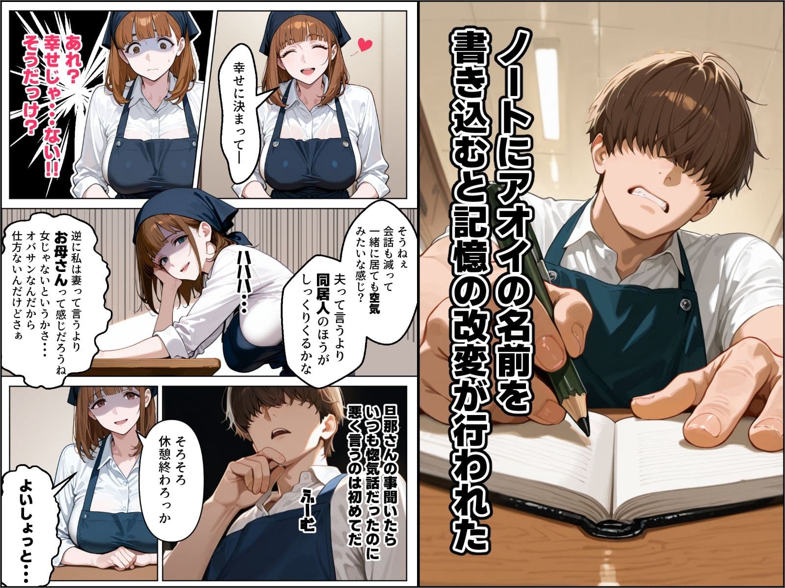 良妻賢母の記憶を改変して托卵させる話 サンプル 4