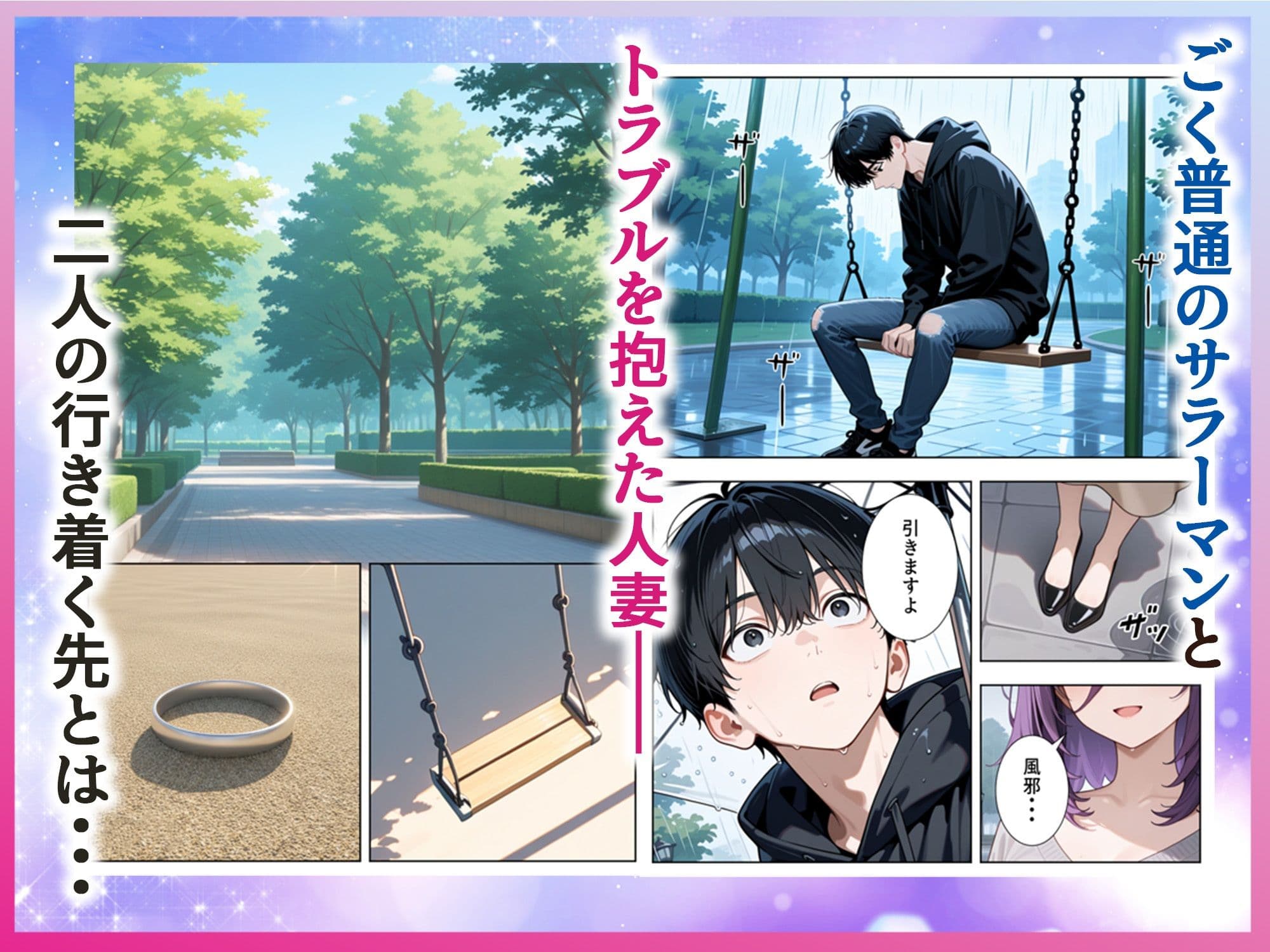 雨の日に出会った人妻とイチャらぶSEXするまで サンプル 9