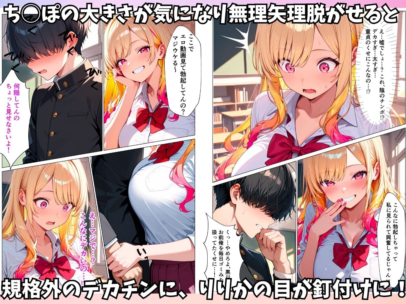 生意気ビッチギャルが陰キャオタクのデカチンにメロメロになってメス堕ちする話 サンプル 3