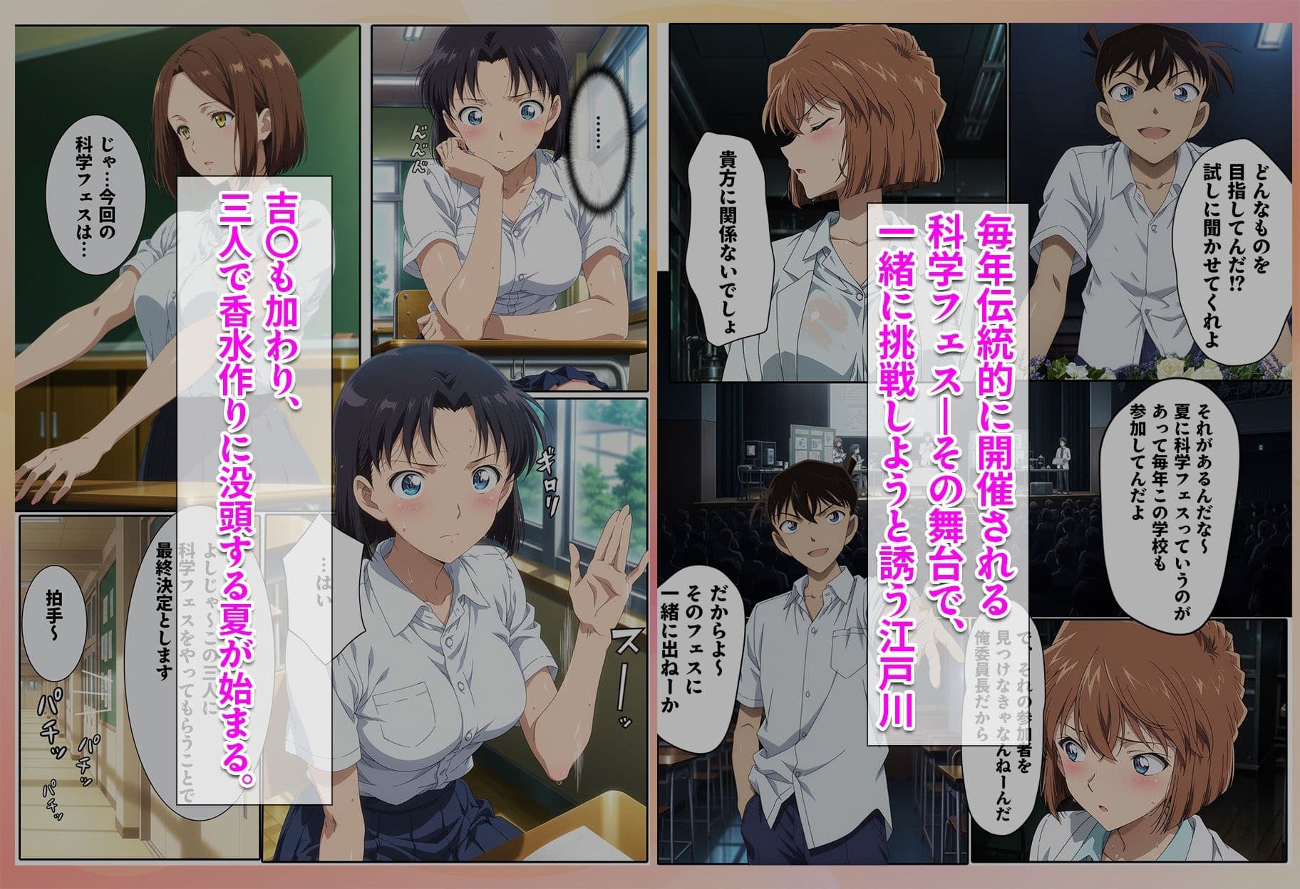 名探偵の三角関係  青年探偵団 サンプル 4