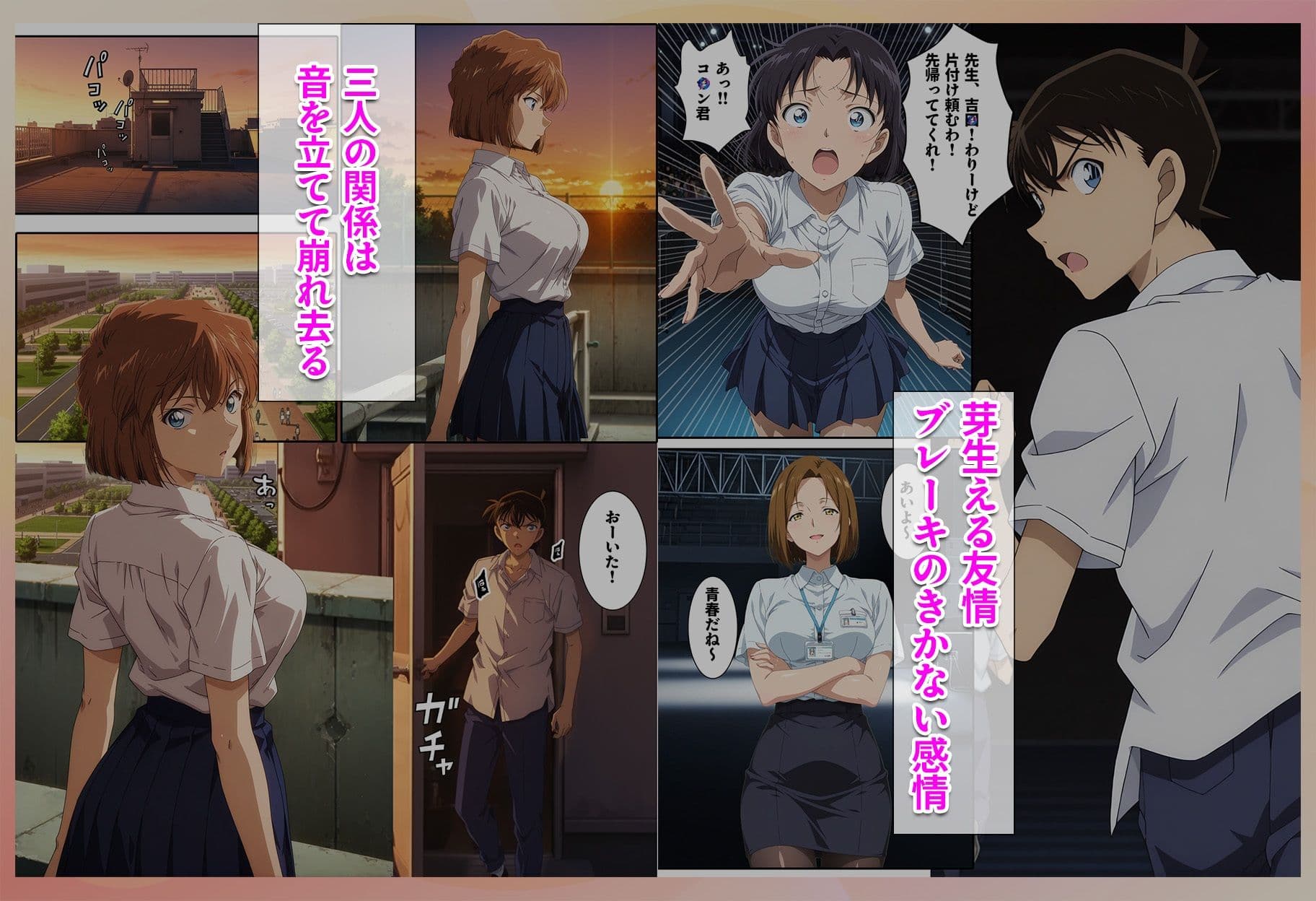 名探偵の三角関係  青年探偵団 サンプル 8