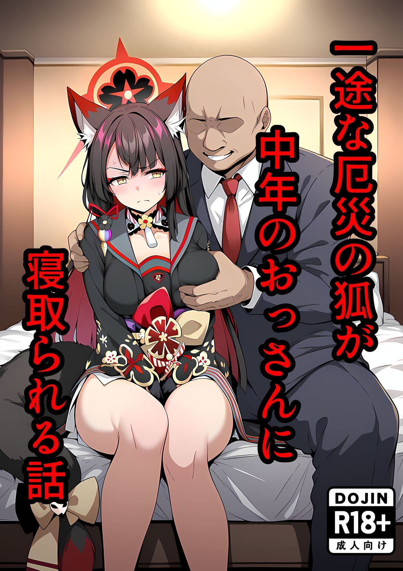 一途な厄災の狐がおっさんに寝取られる話 サンプル 10