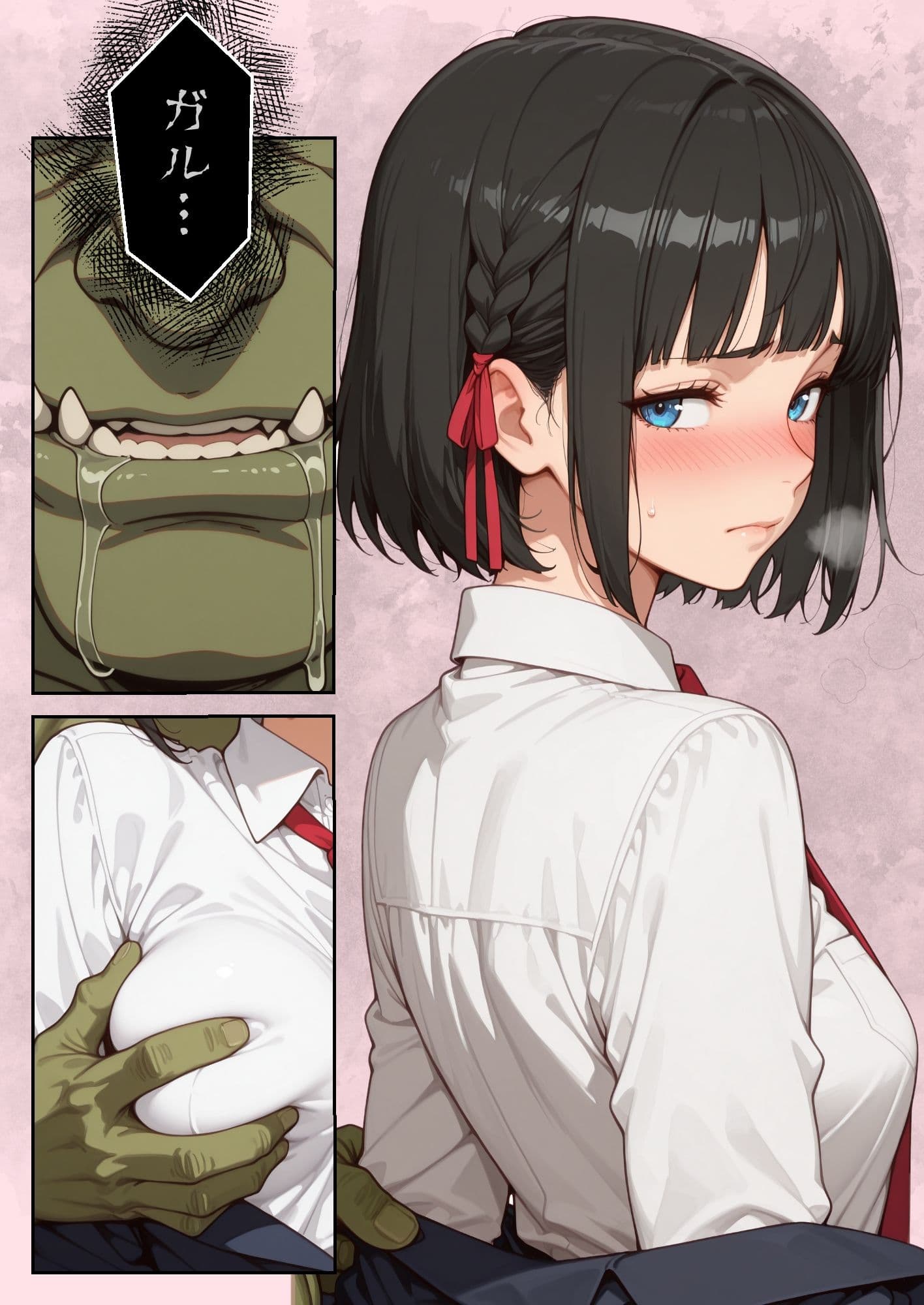 3回イッたら、オークのお嫁さんにされちゃう島 サンプル 3