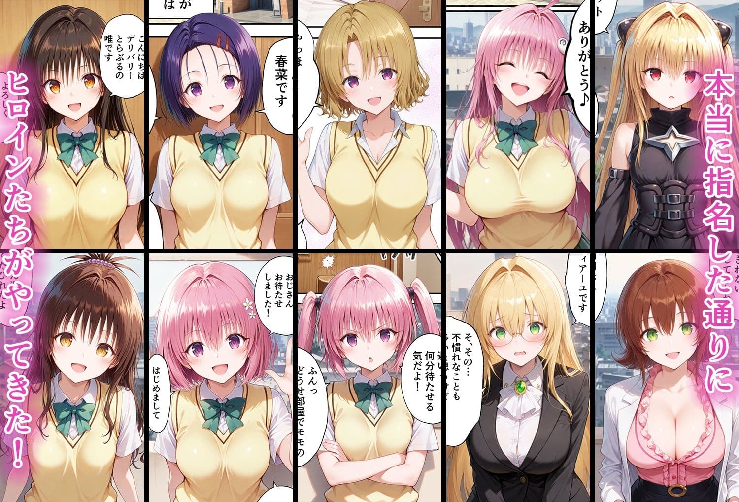 とらぶるキャラを指名できるデリヘルアプリ 総集編 サンプル 2