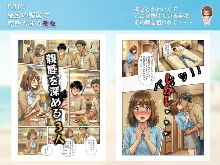 NTR:至宝の媚薬で完堕ちする美女 サンプル 3