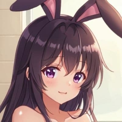【漫画10ページ】ソープランドで働くバニーガール！バニーガールさんたちが、おっぱい、お尻、太もも、脚、お口で、お客様たちをキレイにします！AIイラストを生成後に、イラストに手を加えて、テキストを追加しました！ サンプル 9