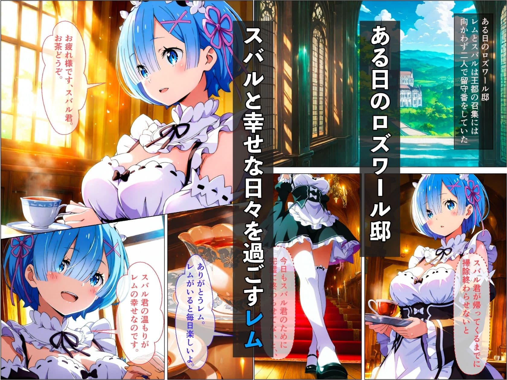 一途なレムがキモ男に弱みを握られて調教されて寝取られる話 サンプル 1