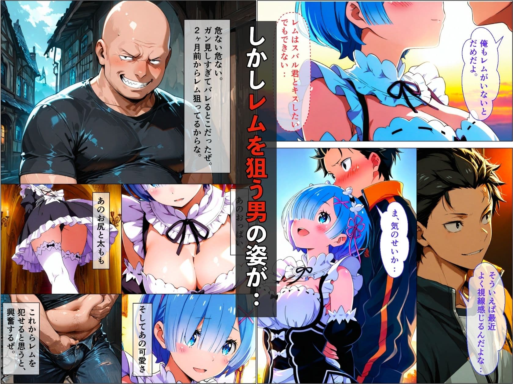 一途なレムがキモ男に弱みを握られて調教されて寝取られる話 サンプル 2