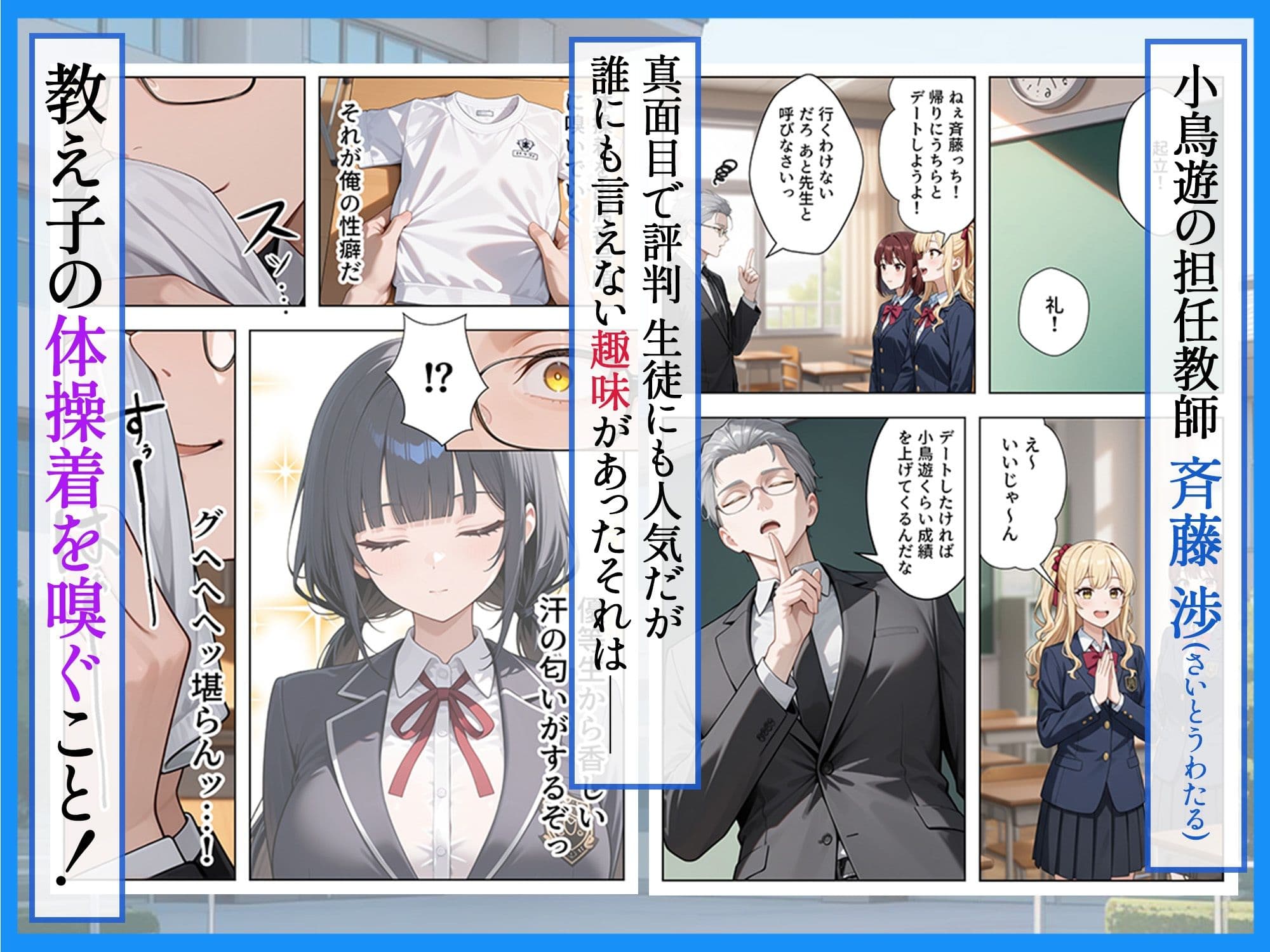 優等生の裏の顔 大好きな先生の弱味を握って寸止めの果てに中出しさせる話 サンプル 2