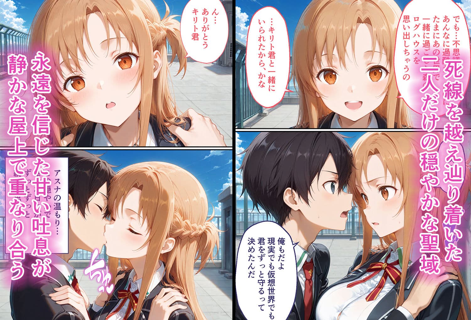 弱みを握られた俺の彼女が寝取られ堕ちるまで アスナ編 サンプル 1