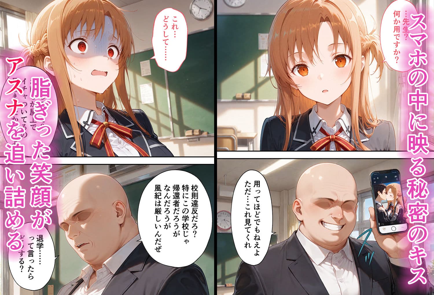 弱みを握られた俺の彼女が寝取られ堕ちるまで アスナ編 サンプル 2