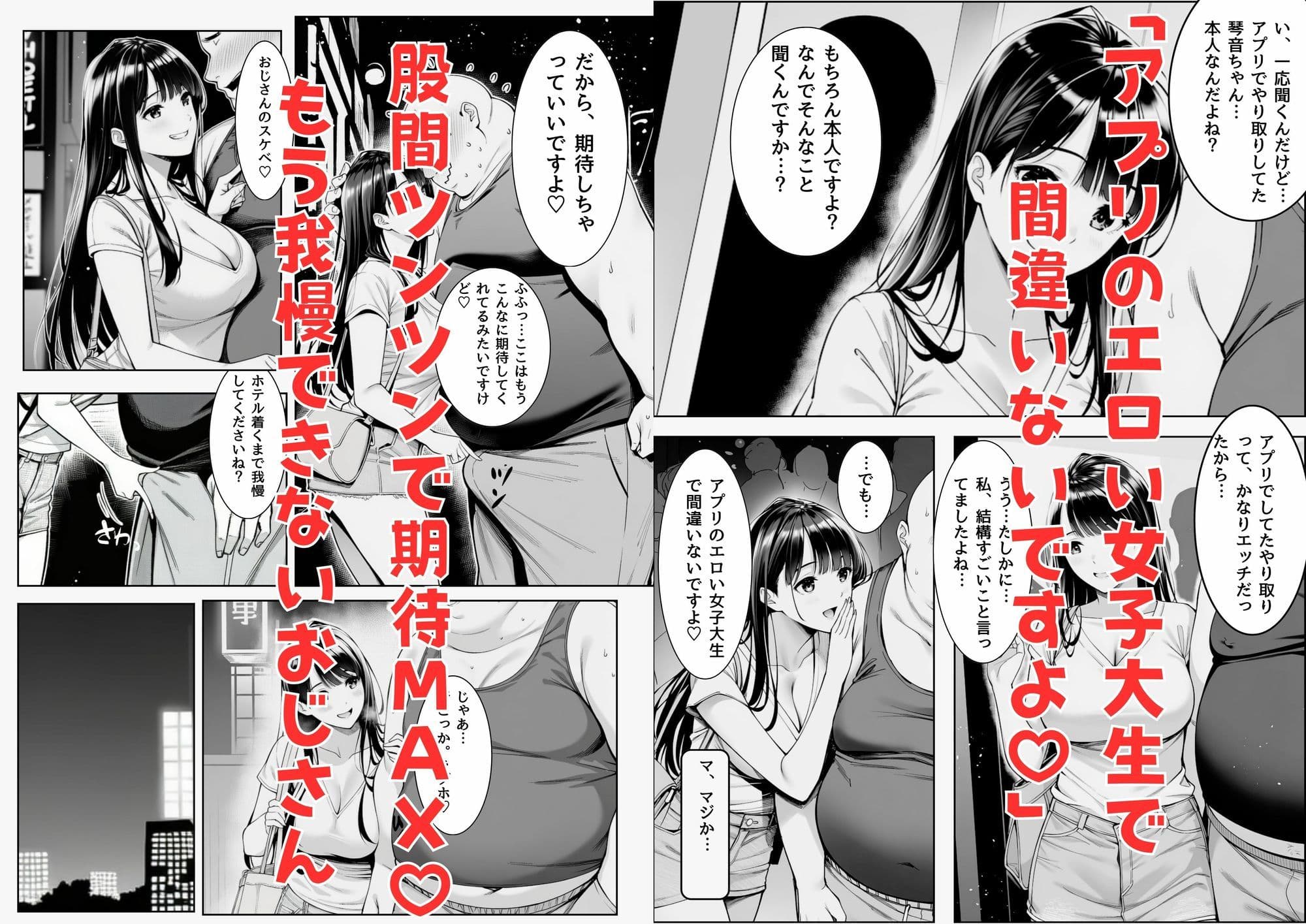 パパ活JDがおじさんをセフレにしちゃうお話 サンプル 3