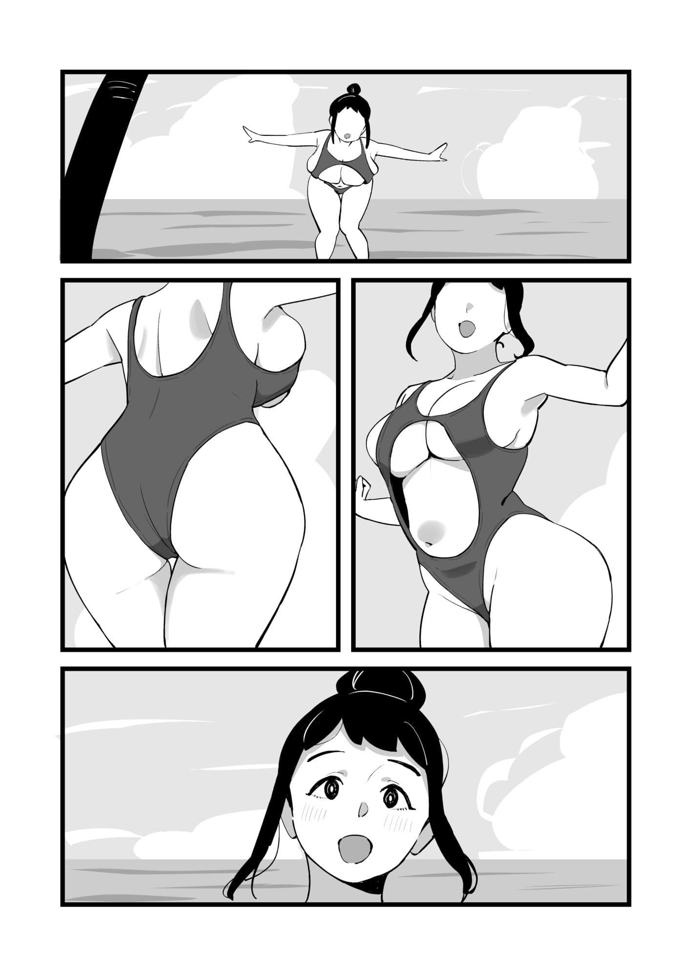 水着でエッチする話 サンプル 1