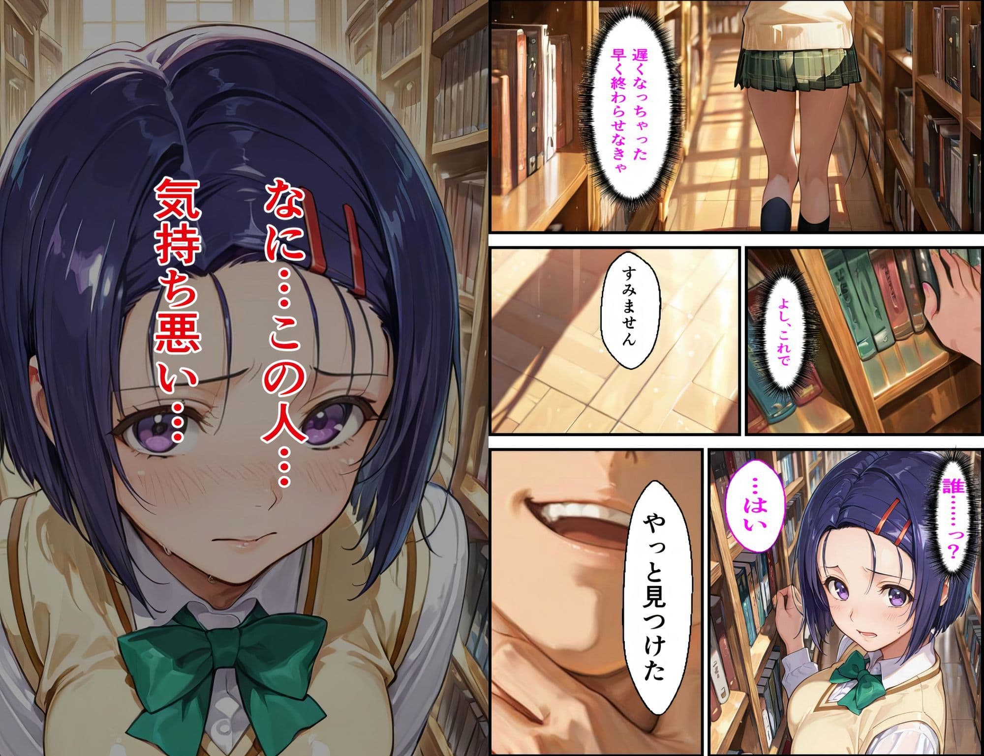 放課後の西連〇春菜の悲劇 2【図書室編】ー消せない過去と動画の鎖 サンプル 1