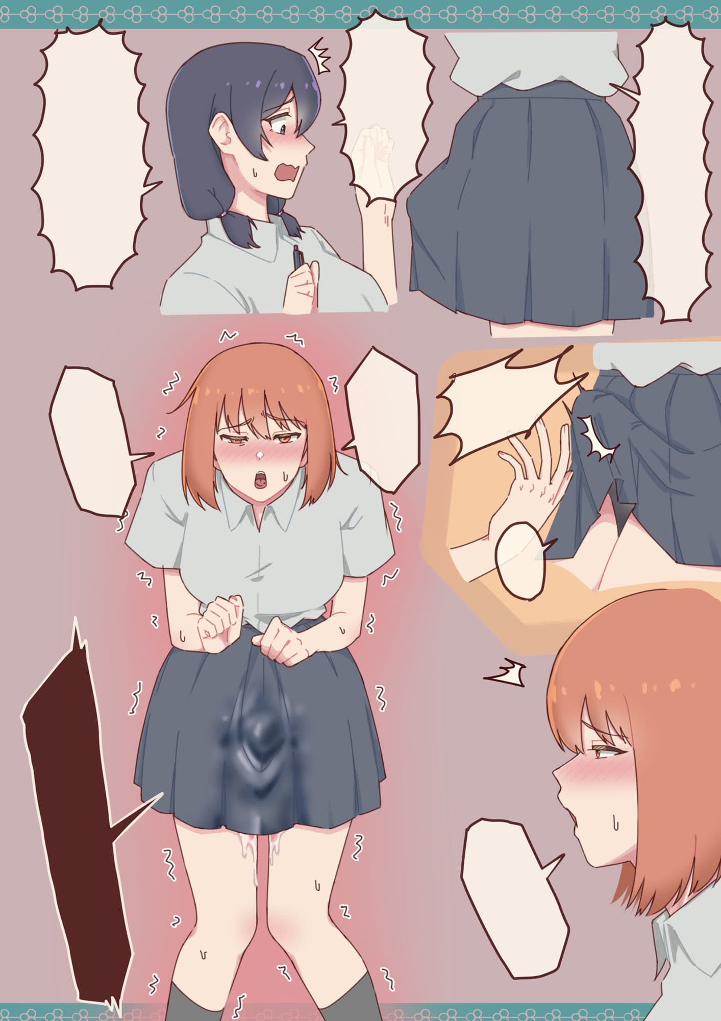 チンポの生えたアホな幼なじみに性のはけ口にされちゃう真面目ちゃんの話。 サンプル 3