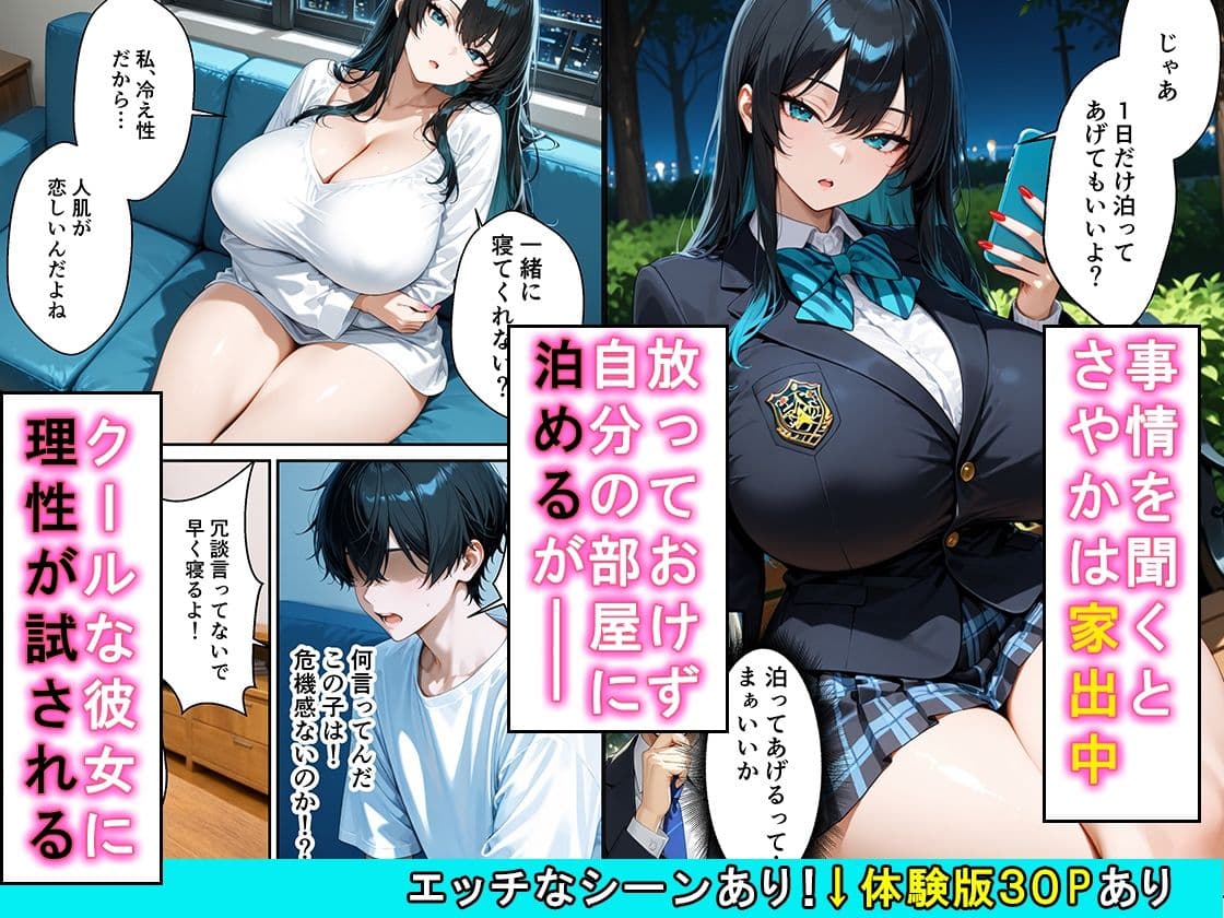 家出したクールなギャルを拾ったらベタ惚れされてイチャラブセックスした話 サンプル 2