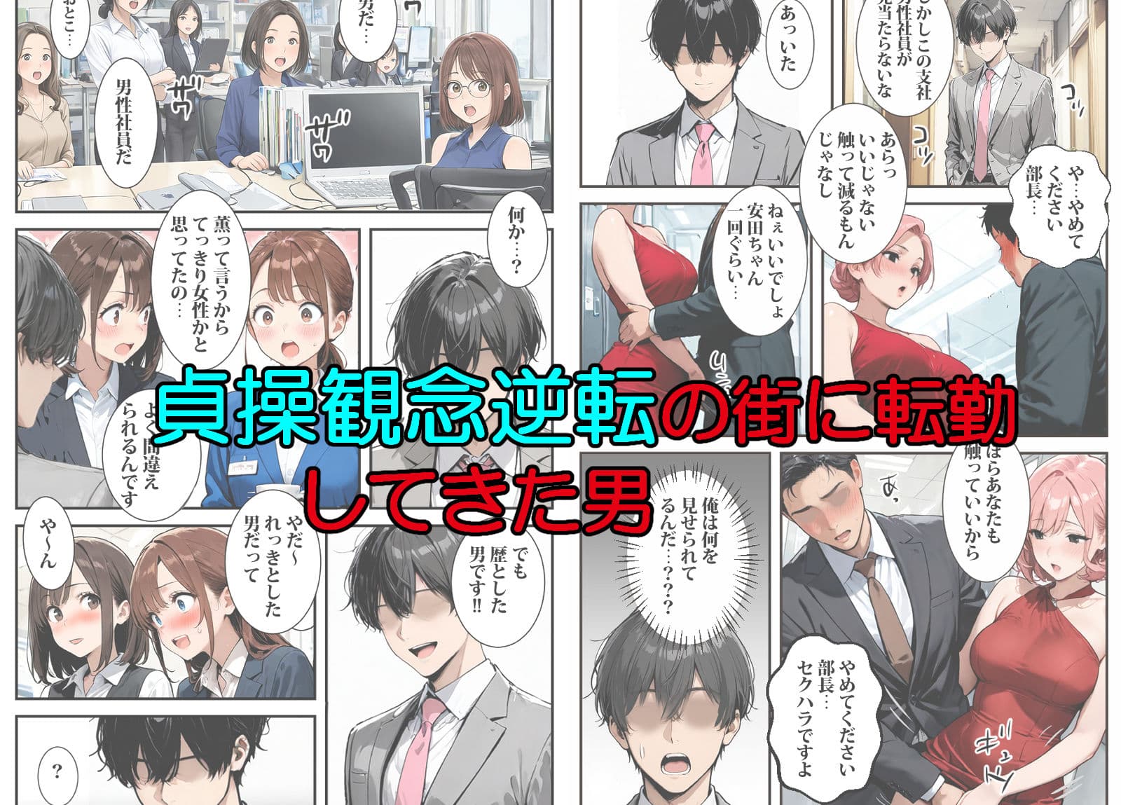 転勤した街は貞操観念逆転の街だった サンプル 1