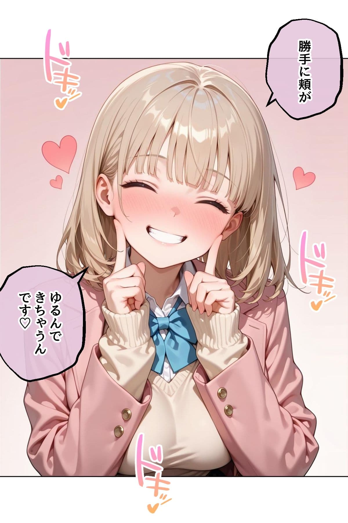 笑顔が可愛い巨乳の後輩彼女と、めちゃくちゃS◯Xする サンプル 2