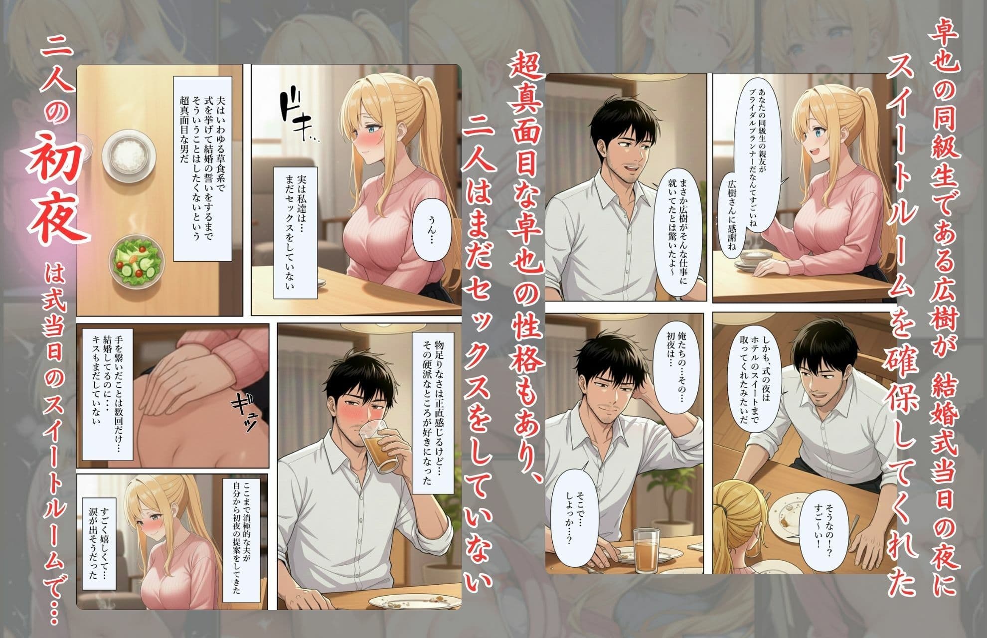 結婚式前夜に… サンプル 4