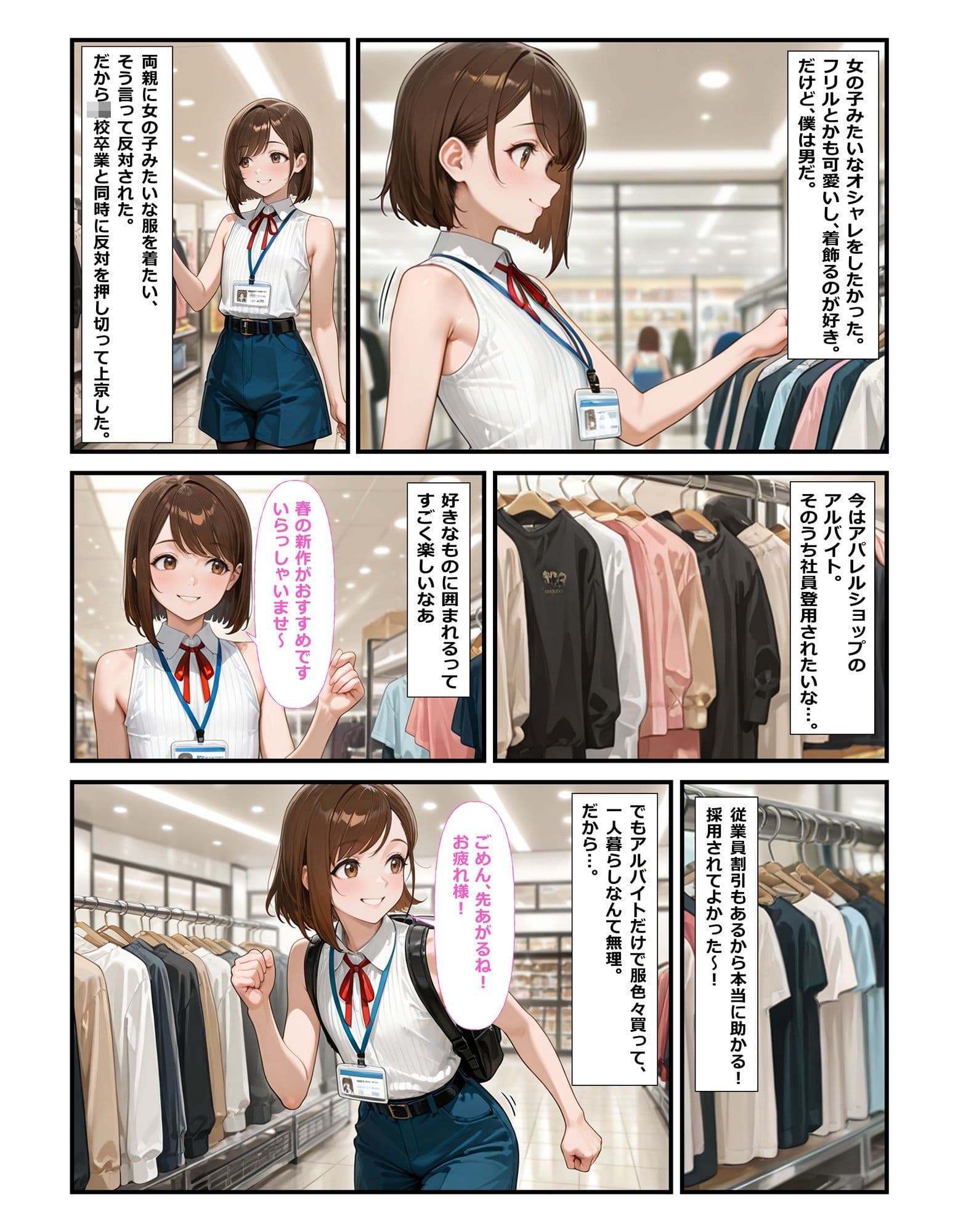 オシャレ男の娘ニューハーフ肉便器に堕ちる サンプル 1