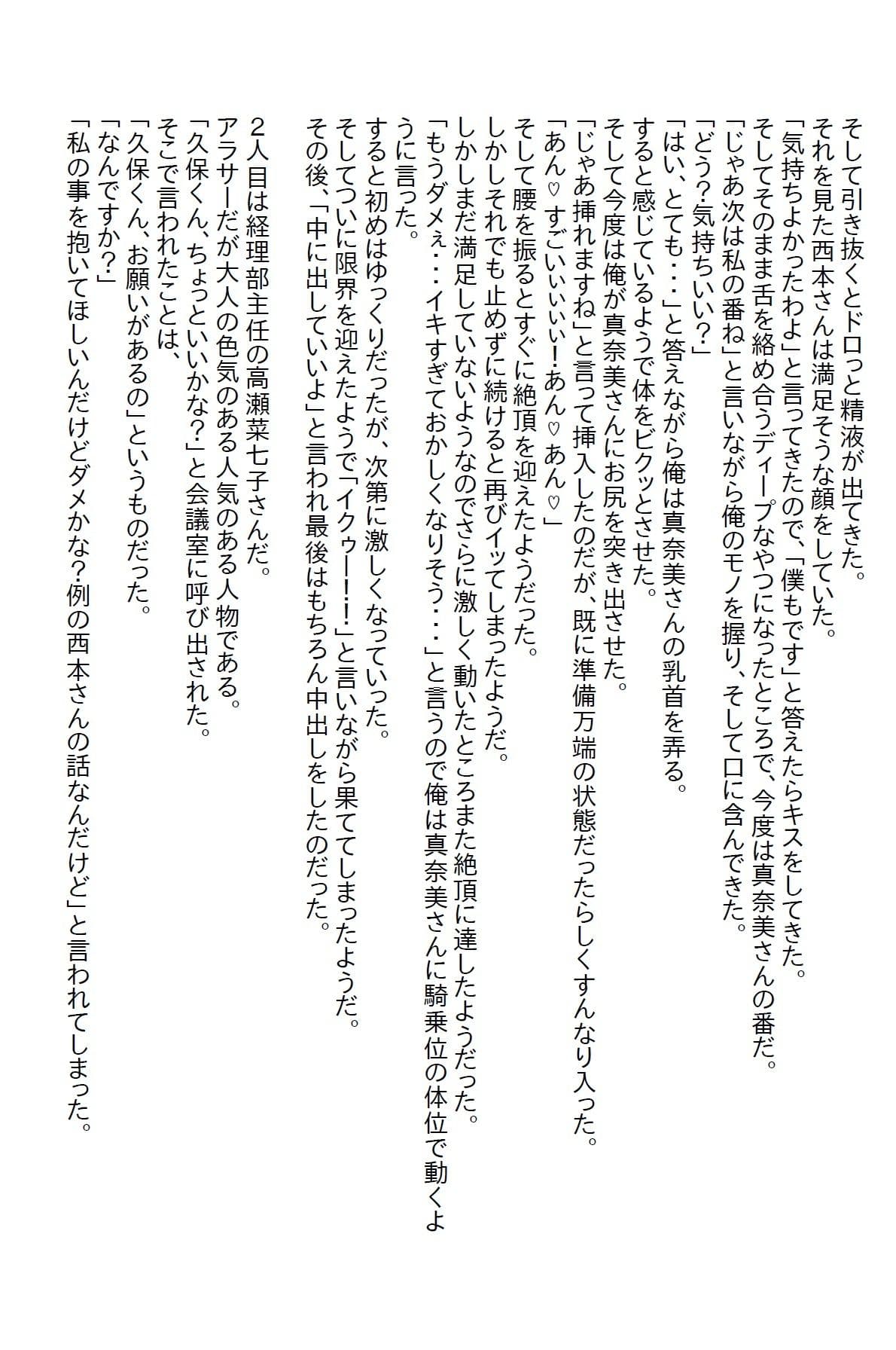 【えっちノベル】会社の女子社員の性奴●になったが、全員返り討ちにしてあげた  〜義妹がエロ過ぎて泣いた番外編〜 サンプル 2