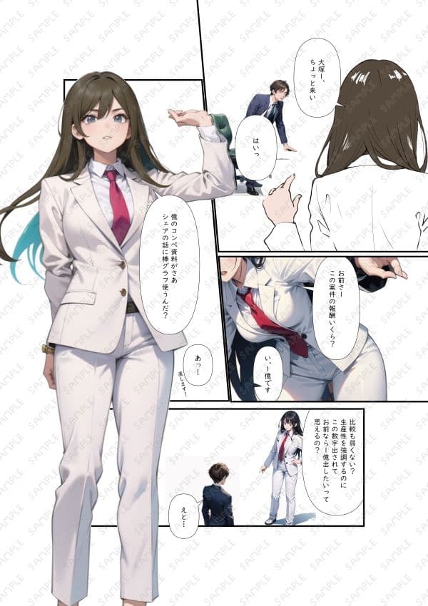 職場のシゴデキ女上司は欲求不満なので俺を好き放題したいらしい サンプル 1