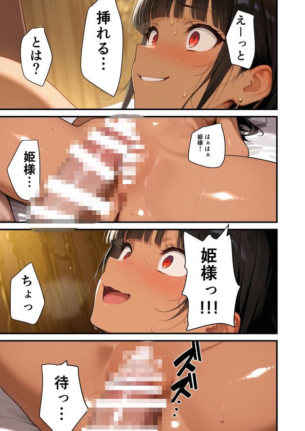 お姫様、見初めた男子を伴侶にする サンプル 2