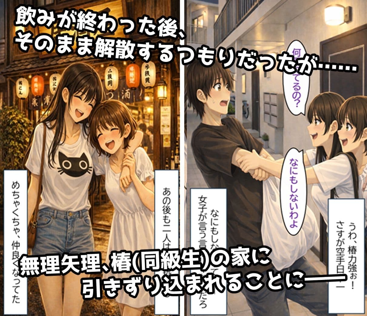 無防備すぎる同級生に、理性が追いつかなかった話 第9話「同級生に堕とされる夜」 サンプル 4