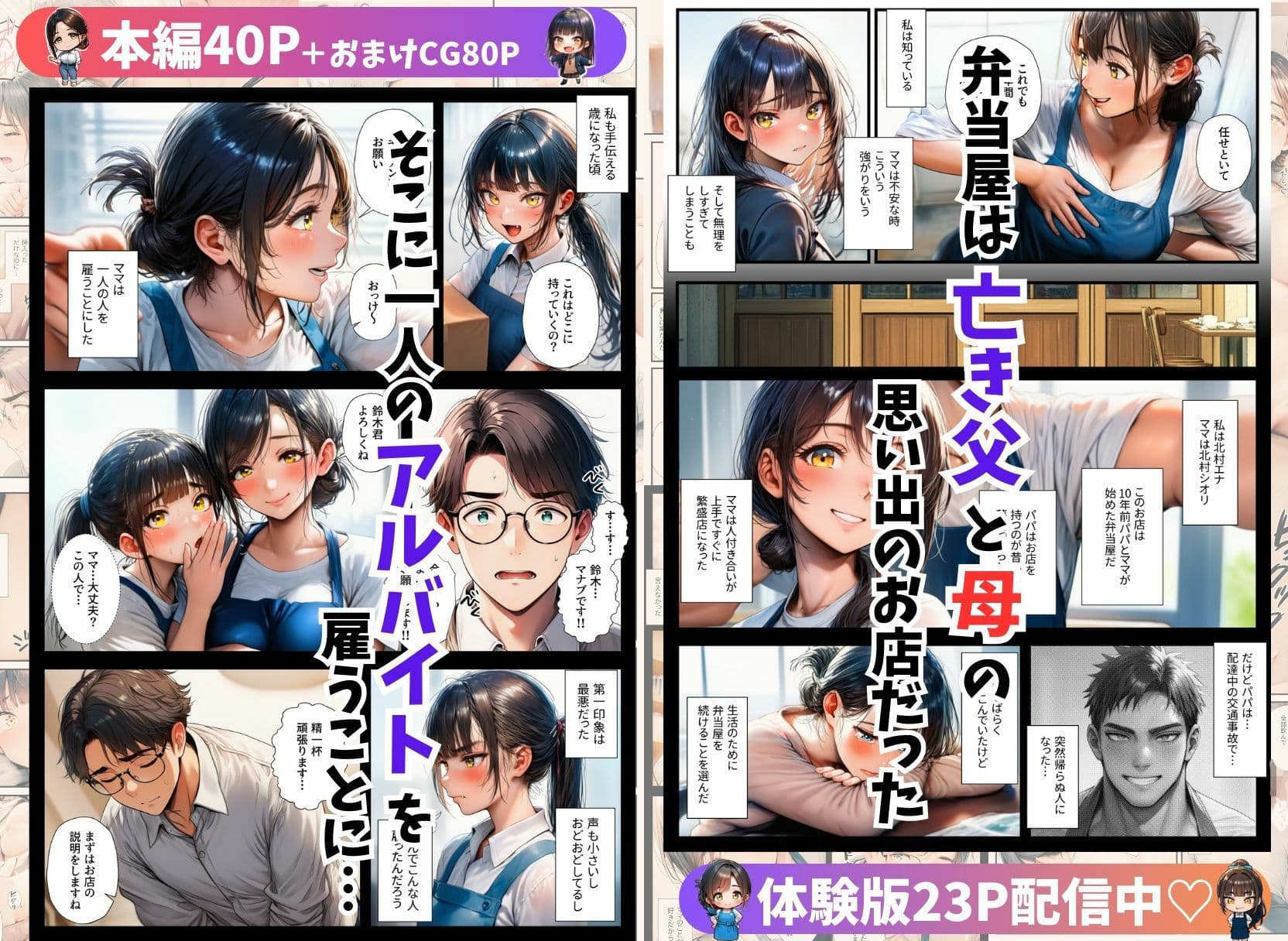 NTR物件〜大家に中出し絶頂させられた母娘〜 サンプル 2