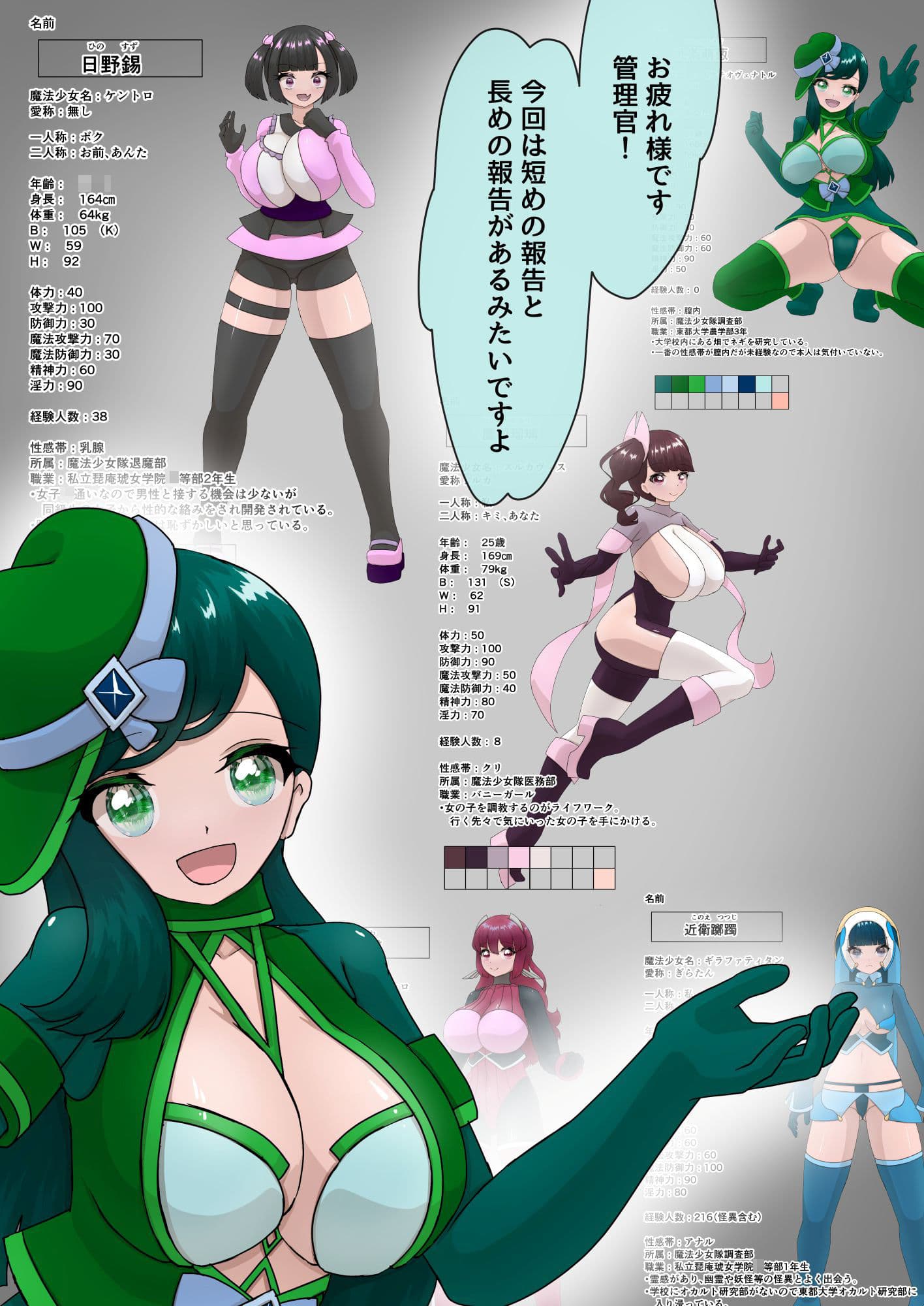 魔法少女の活動報告  5 サンプル 1