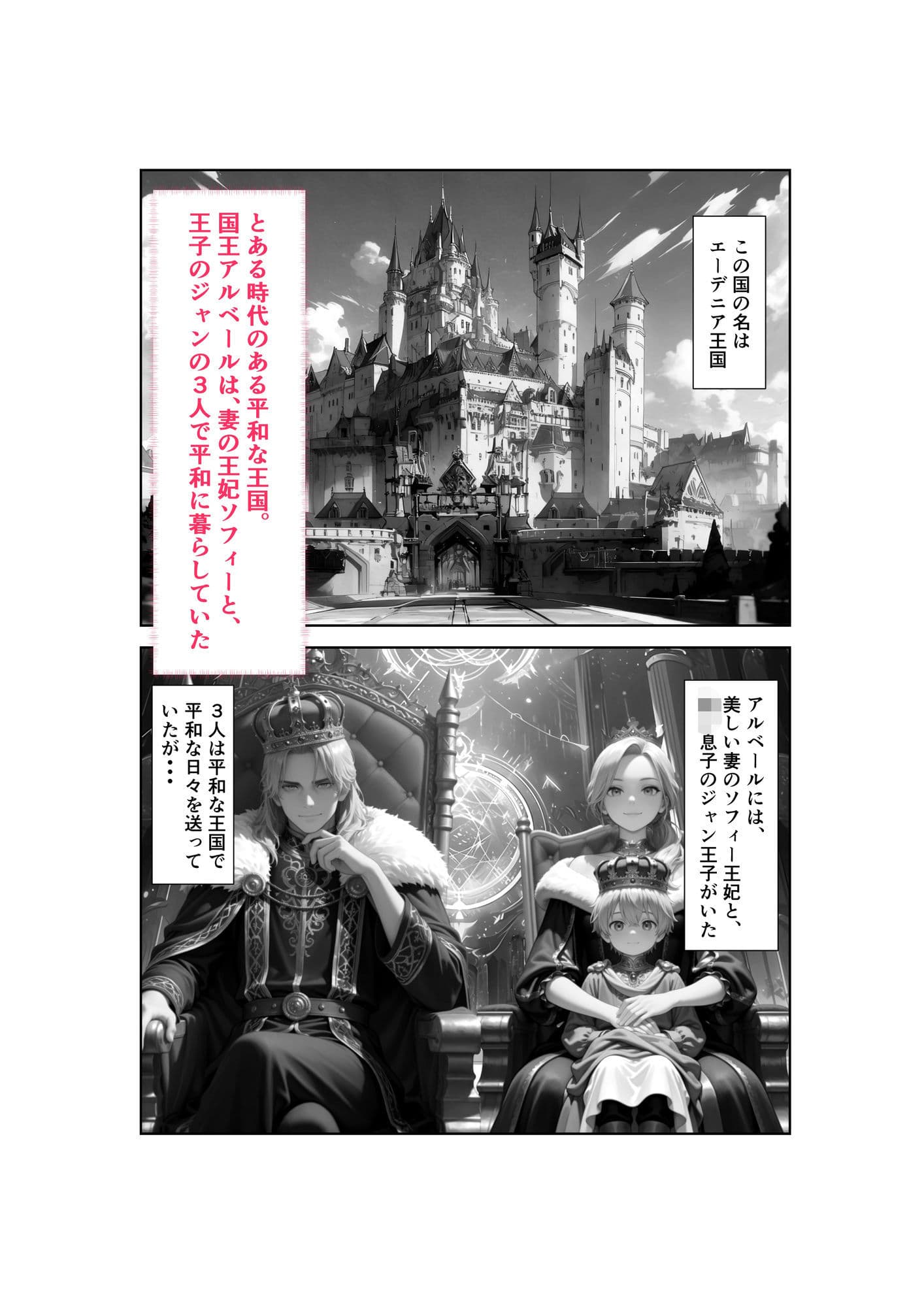 Captured（キャプチャード）囚われの王妃  第1章 サンプル 1