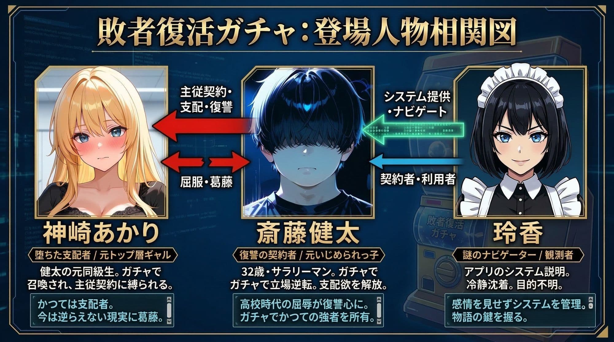 敗者復活ガチャ 〜立場逆転の復讐ハーレム〜 サンプル 1