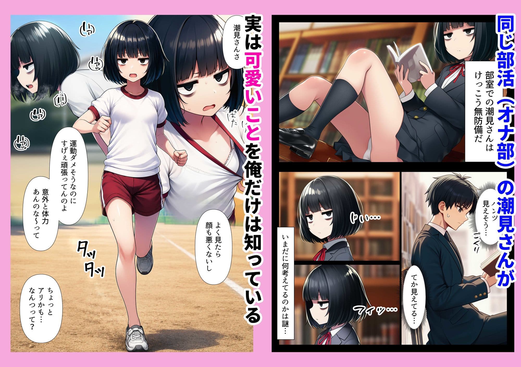 オナ部の地味子が一人でシていたので口止めセックスしたら秘密のセフレになった話 サンプル 1