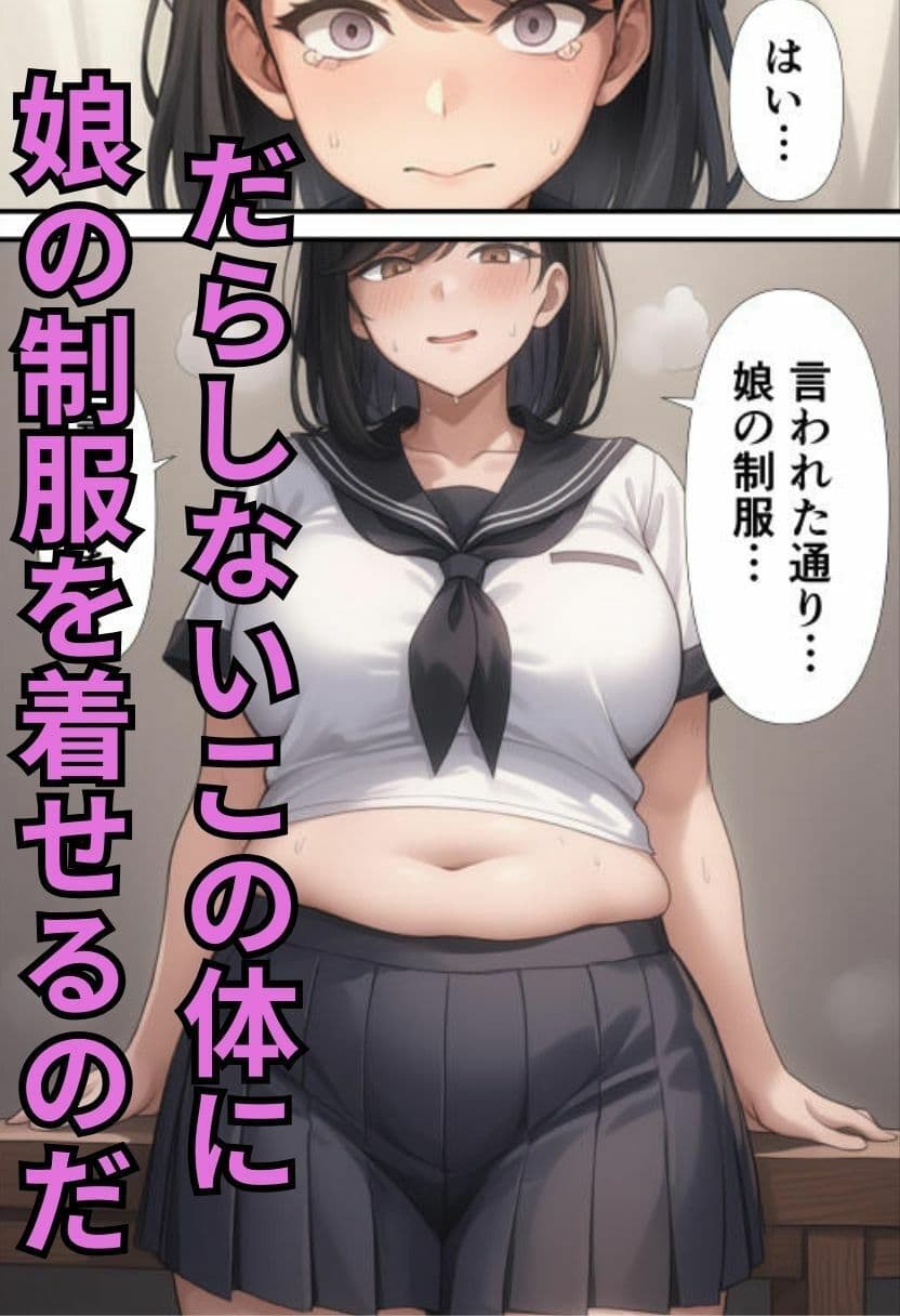 腹肉ぽっちゃり熟女を雑に抱く〜好きな子に振られたが、彼女のお母さんを代わりに抱いた話〜 サンプル 2