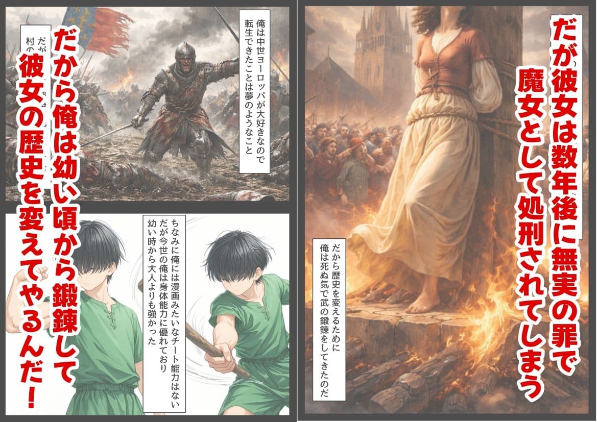 ジャンヌダル●の幼馴染に転生した俺は、彼女の悲惨な歴史を変える！！ サンプル 2