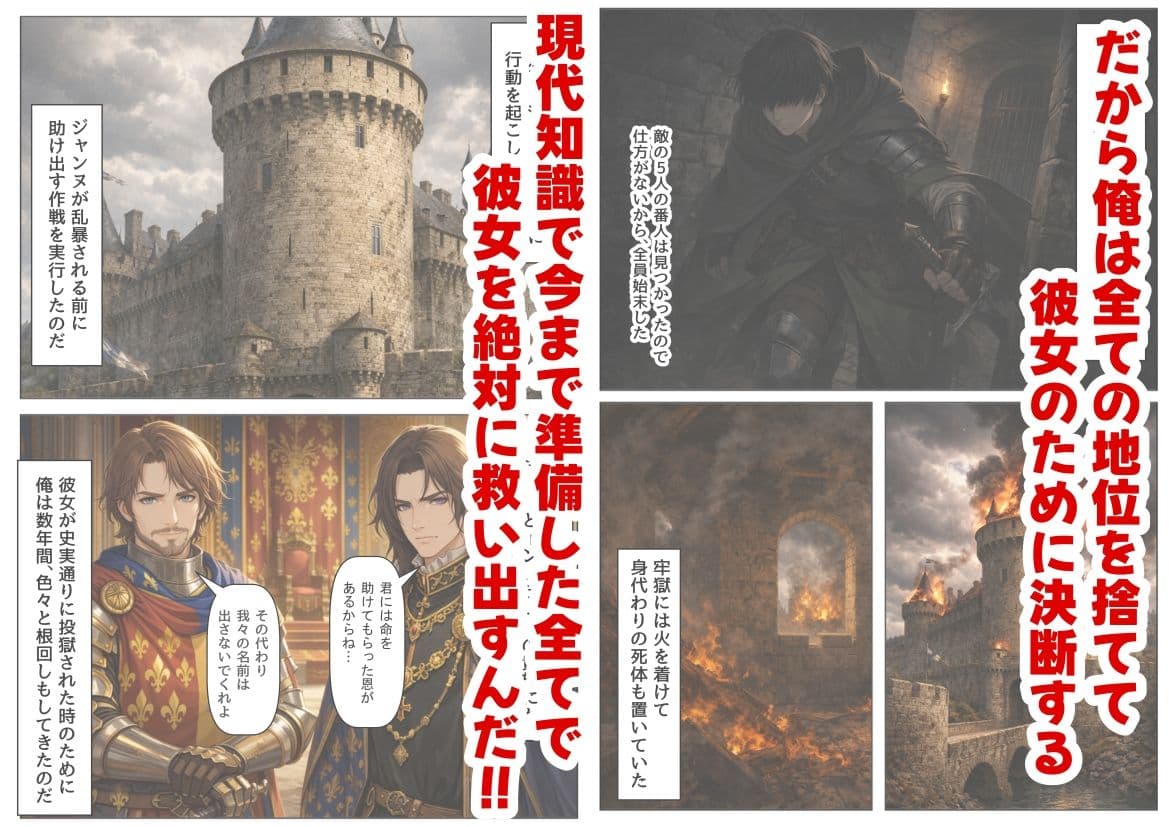 ジャンヌダル●の幼馴染に転生した俺は、彼女の悲惨な歴史を変える！！ サンプル 5