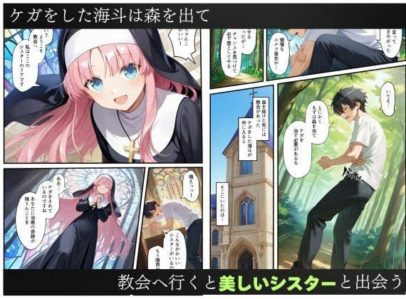 異世界転生で手に入れたスキル【悪堕ち化】でシスターとエルフ皇女を洗脳支配！従順な女たちを両手に従える サンプル 3