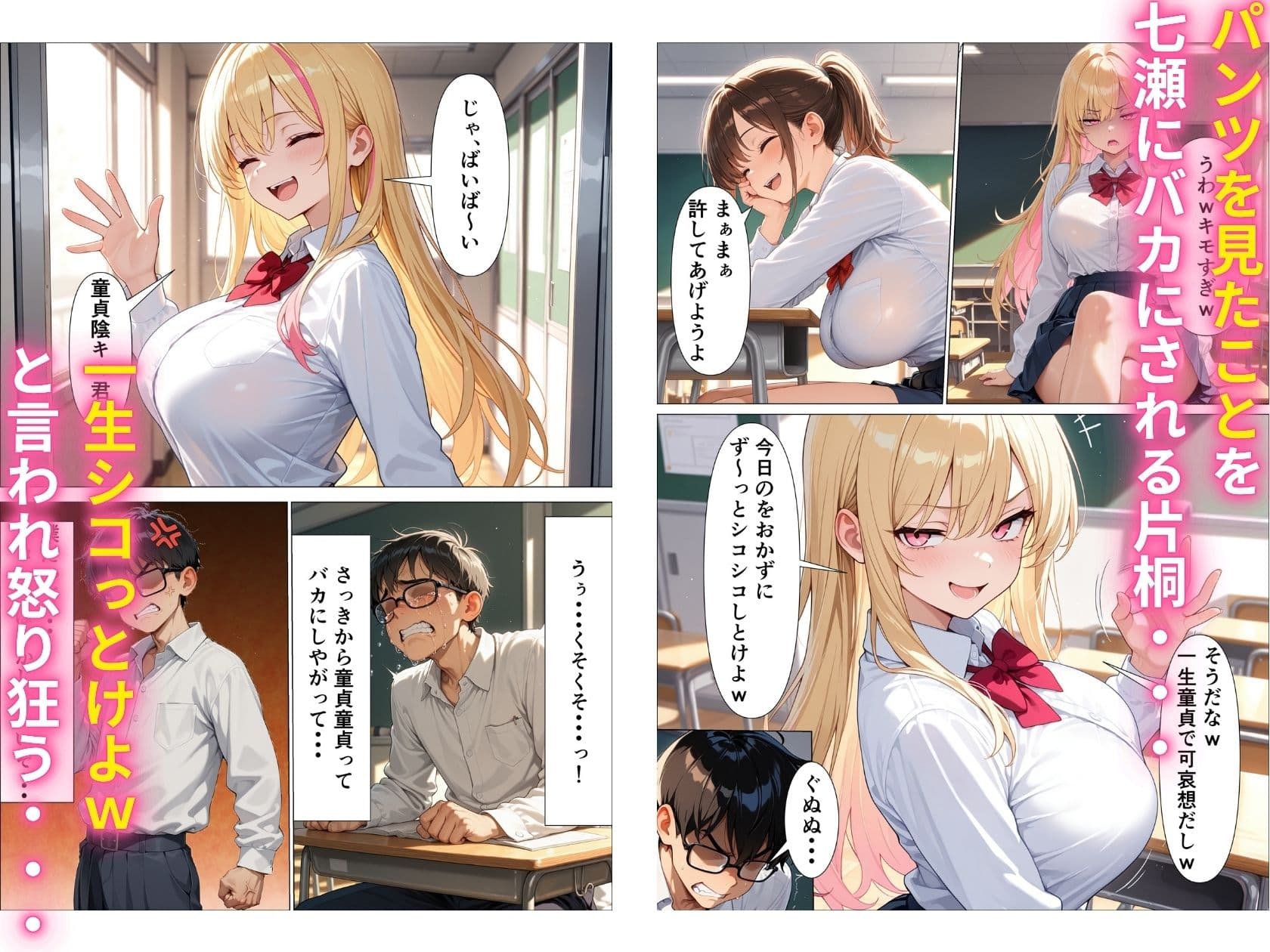 僕を見下す一軍ギャルが風俗店で働いていた件 サンプル 2