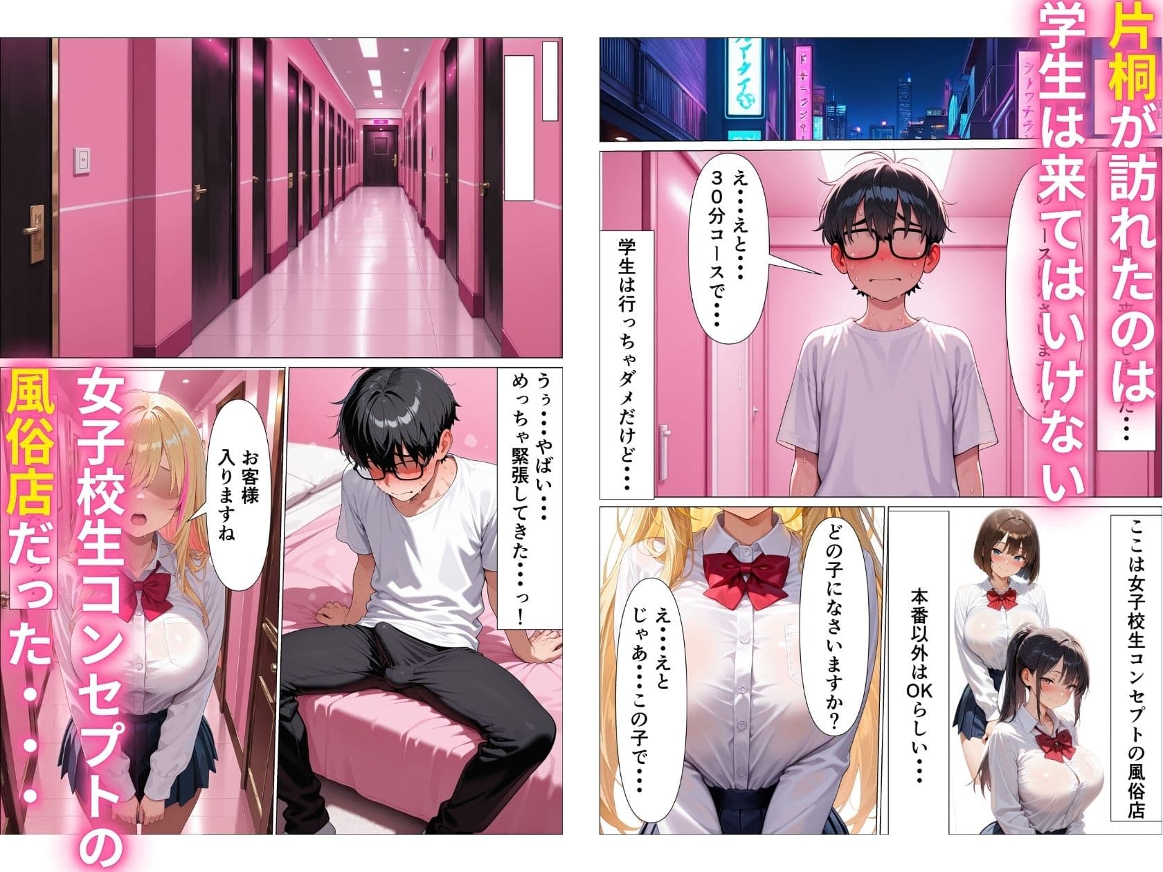 僕を見下す一軍ギャルが風俗店で働いていた件 サンプル 3