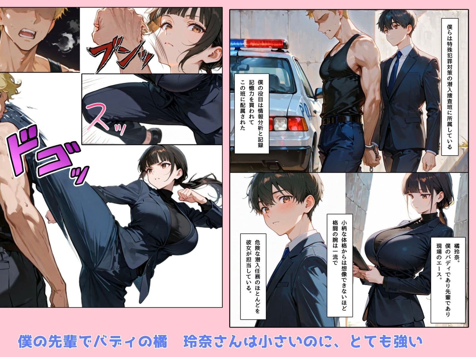 ミニマム爆乳捜査官玲奈 サンプル 2