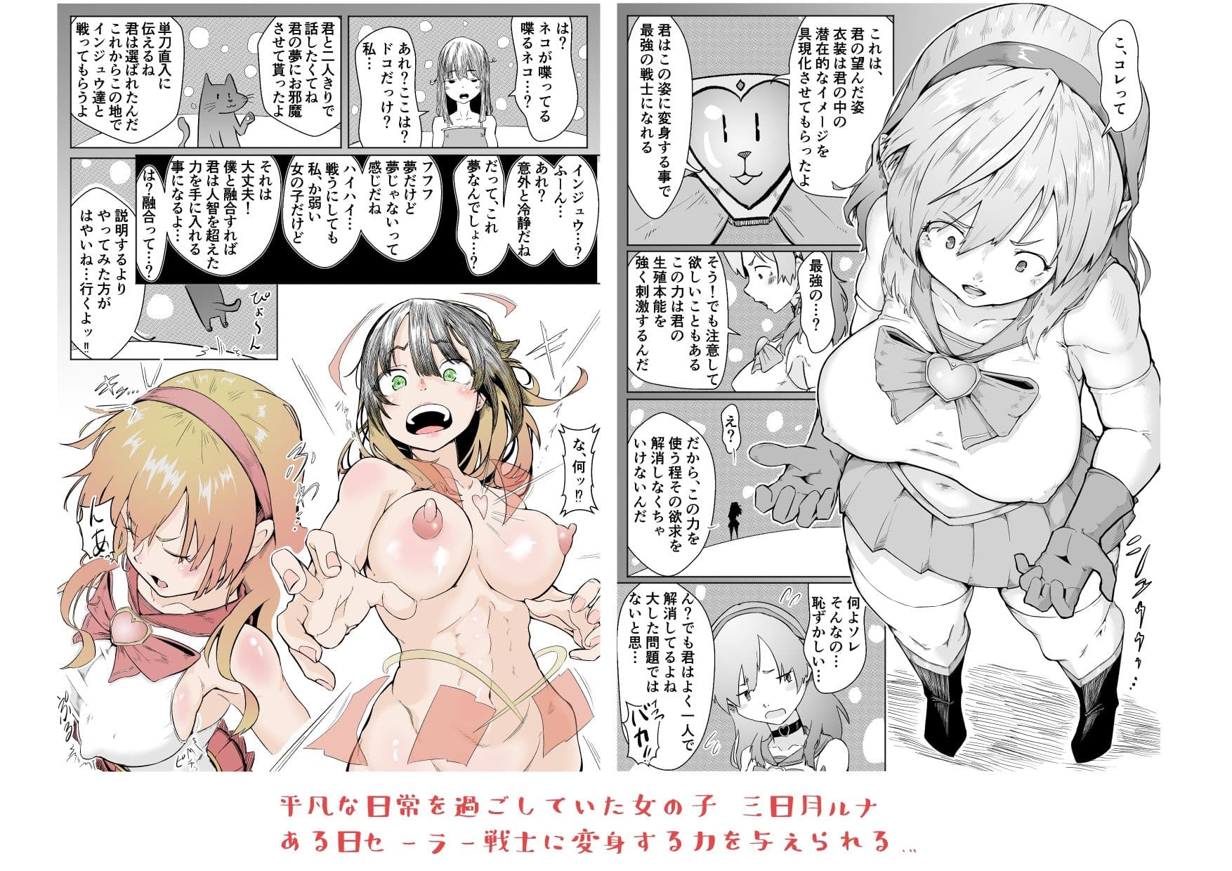 セックスバトルヒロイン セーラー戦士 三日月ルナ サンプル 2