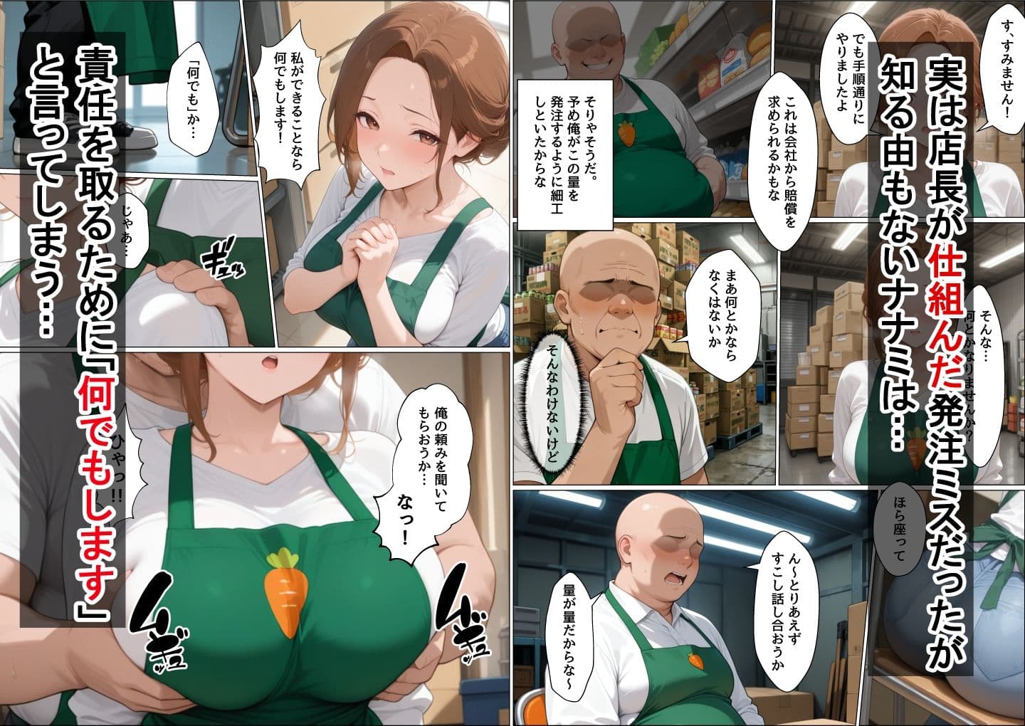 レスなパートの人妻が店長のデカチン中出しセックスにハマった話 サンプル 3